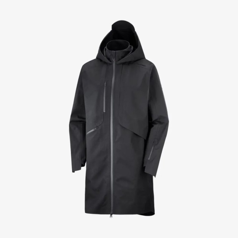 Black Salomon Outlife Wp Commuter Parka W Women's Jackets | PH 83576F